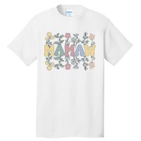 Groovy Mamaw Grandmother Flowers Mamaw Grandma Tall T-Shirt