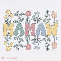 Groovy Mamaw Grandmother Flowers Mamaw Grandma Baby Bodysuit