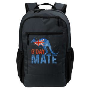 Gday Mate Gift Funny Australia And Kangaroo Gift Daily Commute Backpack