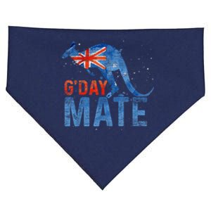 Gday Mate Gift Funny Australia And Kangaroo Gift USA-Made Doggie Bandana