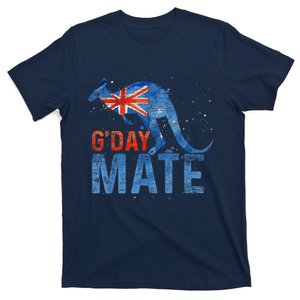 Gday Mate Gift Funny Australia And Kangaroo Gift T-Shirt