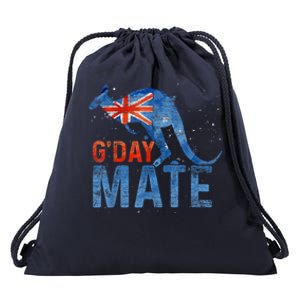 Gday Mate Gift Funny Australia And Kangaroo Gift Drawstring Bag