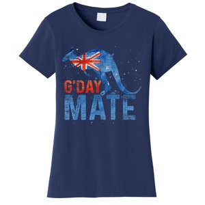 Gday Mate Gift Funny Australia And Kangaroo Gift Women's T-Shirt