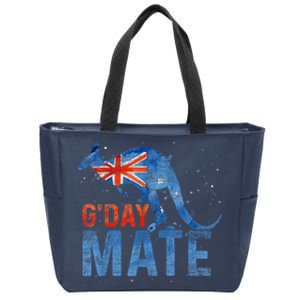 Gday Mate Gift Funny Australia And Kangaroo Gift Zip Tote Bag