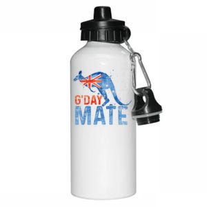 Gday Mate Gift Funny Australia And Kangaroo Gift Aluminum Water Bottle