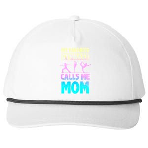 Gymnastics Mom Gift Mother Gift Snapback Five-Panel Rope Hat