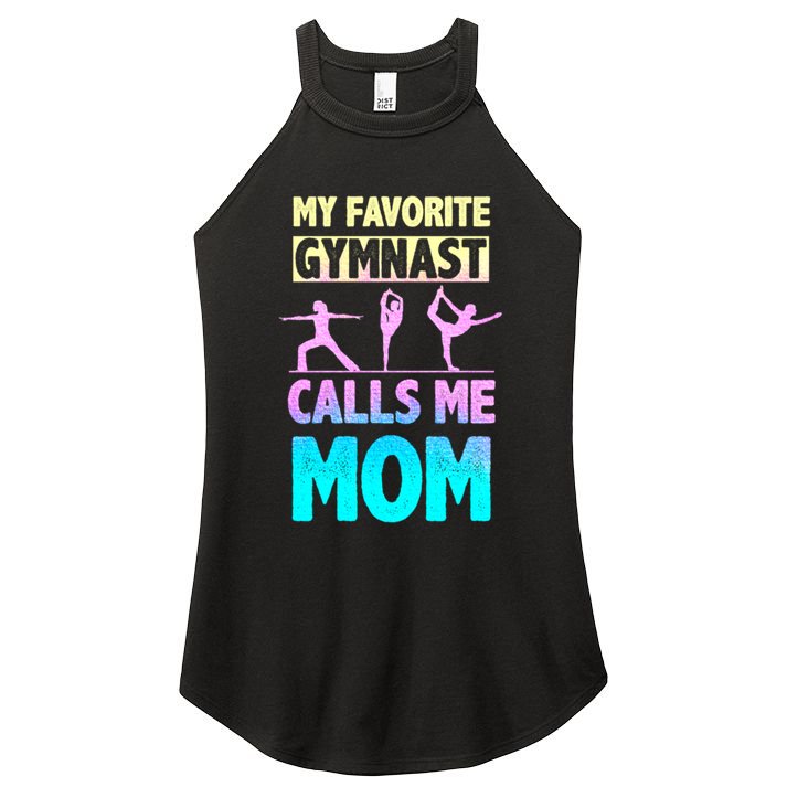 Gymnastics Mom Gift Mother Gift Women's Perfect Tri Rocker Tank