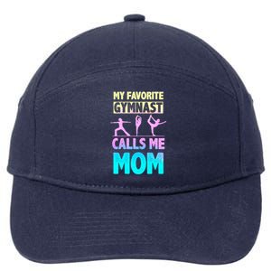 Gymnastics Mom Gift Mother Gift 7-Panel Snapback Hat