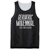 Geriatric Millennial Mesh Reversible Basketball Jersey Tank