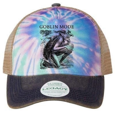 Goblin Mode Goblincore Vintage Aesthetic Legacy Tie Dye Trucker Hat