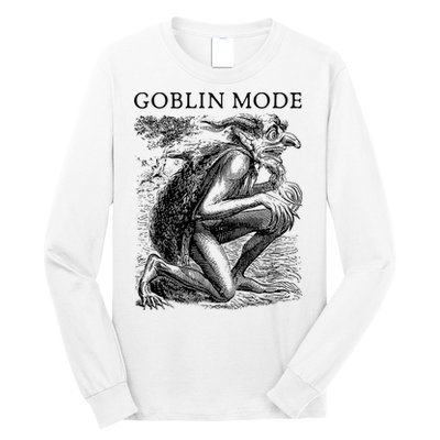 Goblin Mode Goblincore Vintage Aesthetic Long Sleeve Shirt