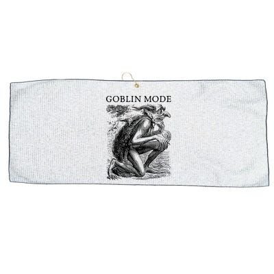 Goblin Mode Goblincore Vintage Aesthetic Large Microfiber Waffle Golf Towel