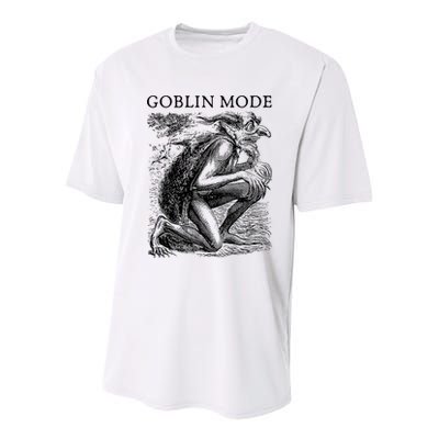 Goblin Mode Goblincore Vintage Aesthetic Youth Performance Sprint T-Shirt