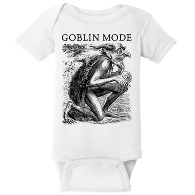 Goblin Mode Goblincore Vintage Aesthetic Baby Bodysuit