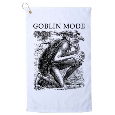 Goblin Mode Goblincore Vintage Aesthetic Golf Towel