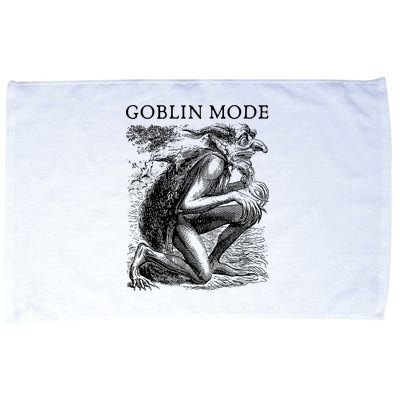 Goblin Mode Goblincore Vintage Aesthetic Microfiber Hand Towel