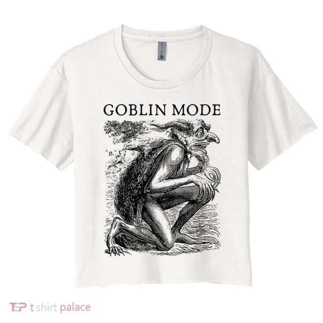 Goblin Mode Goblincore Vintage Aesthetic Crop Top