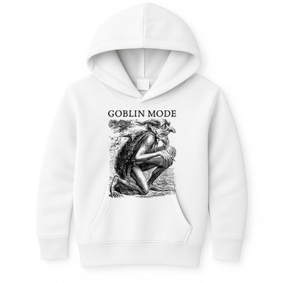 Goblin Mode Goblincore Vintage Aesthetic Kids Hoodie