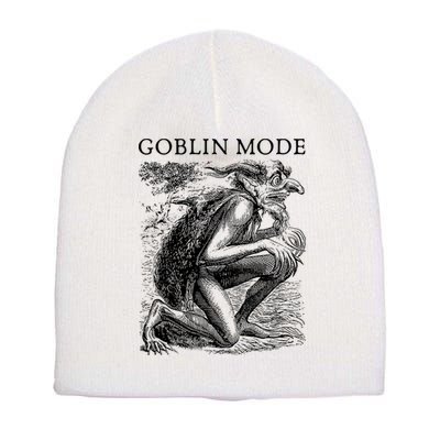 Goblin Mode Goblincore Vintage Aesthetic Short Acrylic Beanie