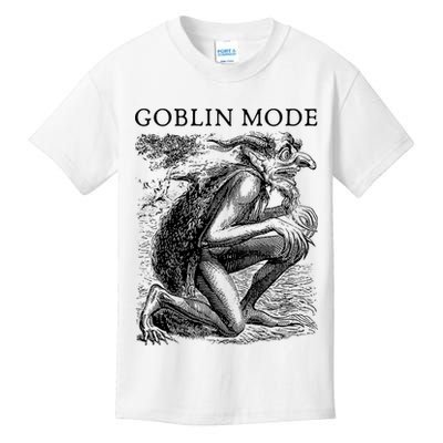 Goblin Mode Goblincore Vintage Aesthetic Kids T-Shirt