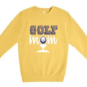 Golf Mom Gift For Mother's Day Premium Crewneck Sweatshirt