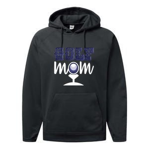 Golf Mom Gift For Mother's Day Performance Fleece Hoodie