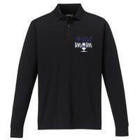 Golf Mom Gift For Mother's Day Performance Long Sleeve Polo