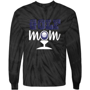 Golf Mom Gift For Mother's Day Tie-Dye Long Sleeve Shirt