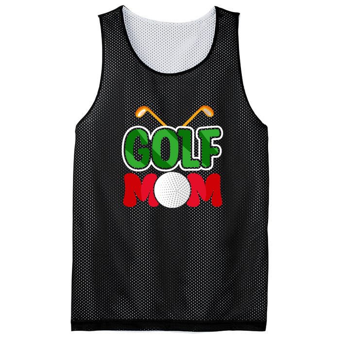 Golf Mom Gift For Mother's Day Mesh Reversible Basketball Jersey Tank