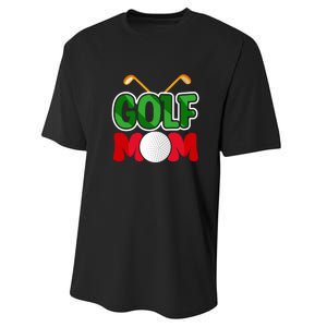 Golf Mom Gift For Mother's Day Performance Sprint T-Shirt