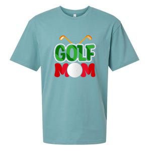 Golf Mom Gift For Mother's Day Sueded Cloud Jersey T-Shirt