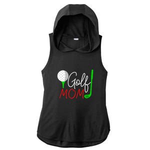 Golf Mom Gift For Mother's Day Ladies PosiCharge Tri-Blend Wicking Draft Hoodie Tank