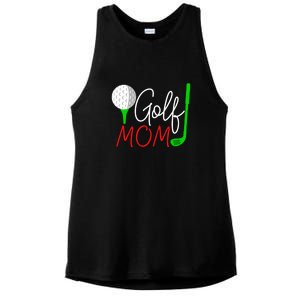 Golf Mom Gift For Mother's Day Ladies PosiCharge Tri-Blend Wicking Tank