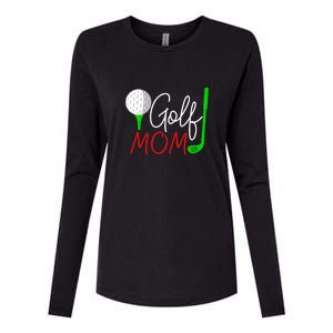 Golf Mom Gift For Mother's Day Womens Cotton Relaxed Long Sleeve T-Shirt