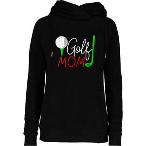 Golf Mom Gift For Mother's Day Womens Funnel Neck Pullover Hood