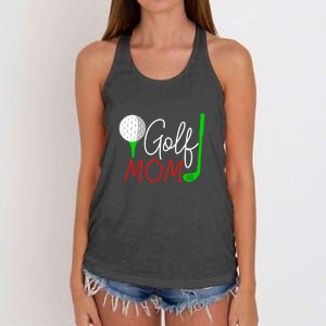 Golf Mom Gift For Mother's Day Women's Knotted Racerback Tank