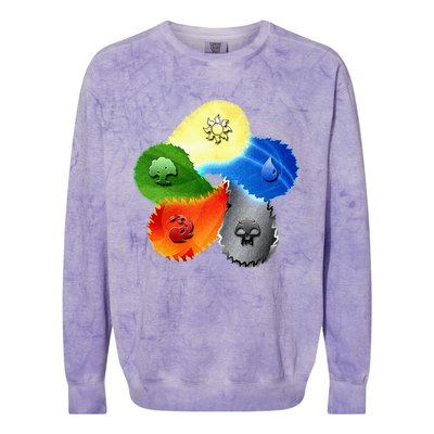 Gathering Magic Guild For Magic Lover Colorblast Crewneck Sweatshirt