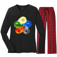 Gathering Magic Guild For Magic Lover Women's Long Sleeve Flannel Pajama Set 