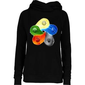 Gathering Magic Guild For Magic Lover Womens Funnel Neck Pullover Hood