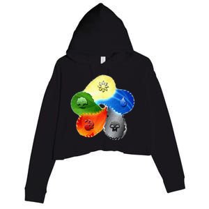 Gathering Magic Guild For Magic Lover Crop Fleece Hoodie