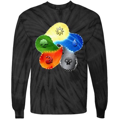 Gathering Magic Guild For Magic Lover Tie-Dye Long Sleeve Shirt