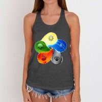 Gathering Magic Guild For Magic Lover Women's Knotted Racerback Tank