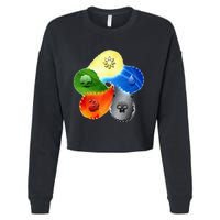 Gathering Magic Guild For Magic Lover Cropped Pullover Crew