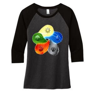 Gathering Magic Guild For Magic Lover Women's Tri-Blend 3/4-Sleeve Raglan Shirt