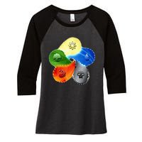 Gathering Magic Guild For Magic Lover Women's Tri-Blend 3/4-Sleeve Raglan Shirt