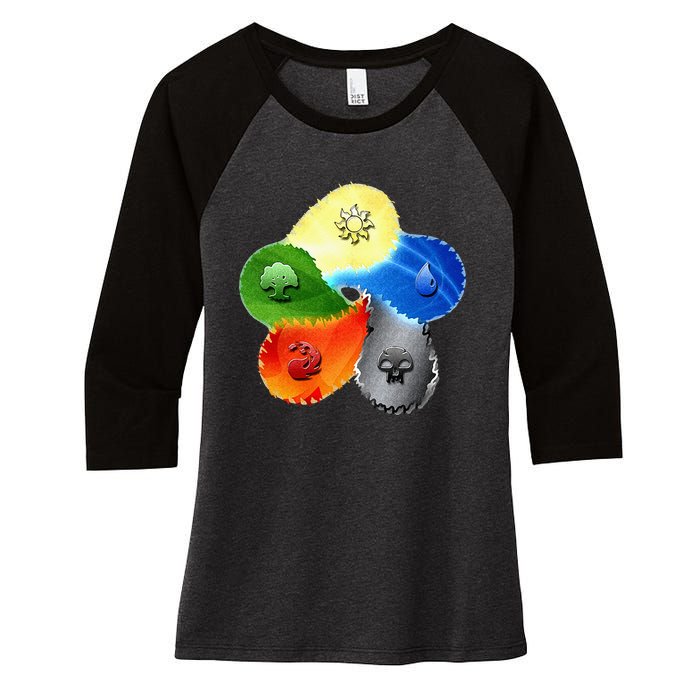 Gathering Magic Guild For Magic Lover Women's Tri-Blend 3/4-Sleeve Raglan Shirt