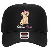 Golden Mom High Crown Mesh Back Trucker Hat