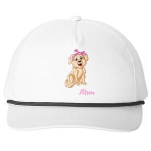 Golden Mom Snapback Five-Panel Rope Hat