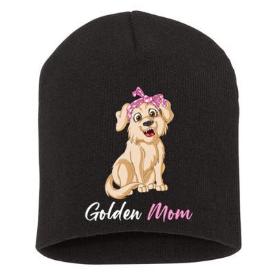 Golden Mom Short Acrylic Beanie