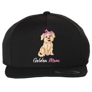 Golden Mom Wool Snapback Cap